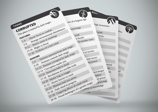 Ironsworn: Delve - Printed Site Cards