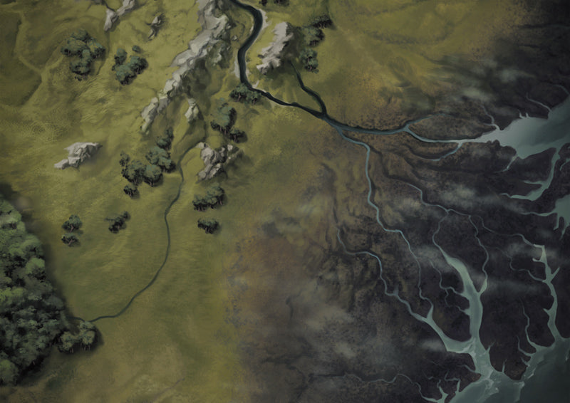 Ironsworn - Illustrated Map of the Ironlands