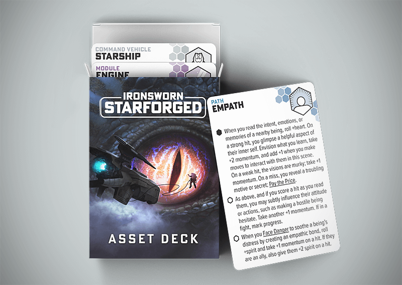 Ironsworn: Starforged - Printed Asset Deck