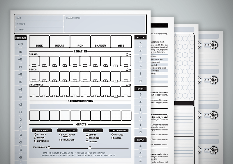 Ironsworn: Starforged - Playkit